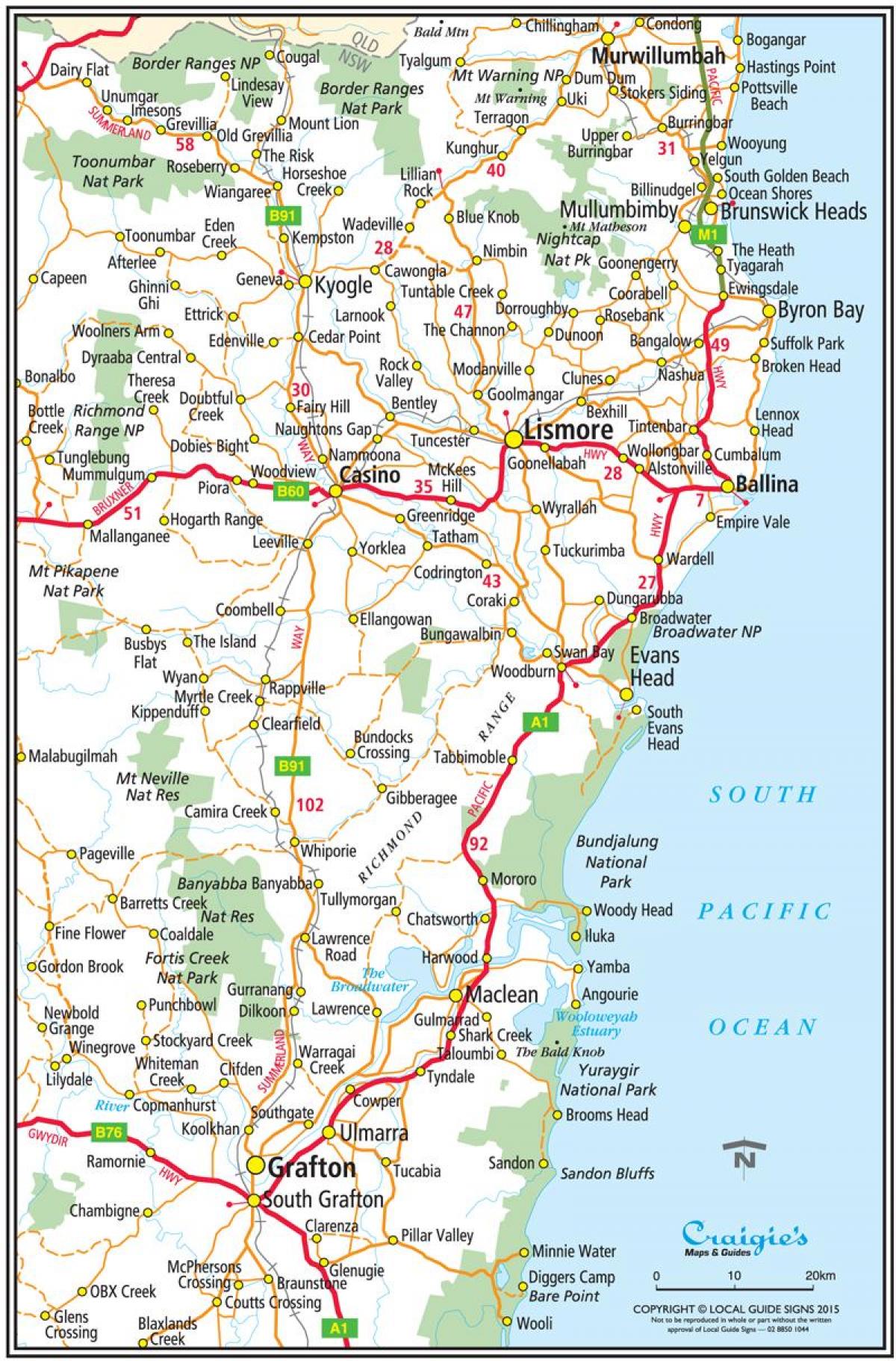 map northern nsw and queensland        <h3 class=