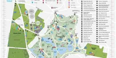 Karte von centennial park sydney