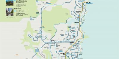 Von Sydney bus route map